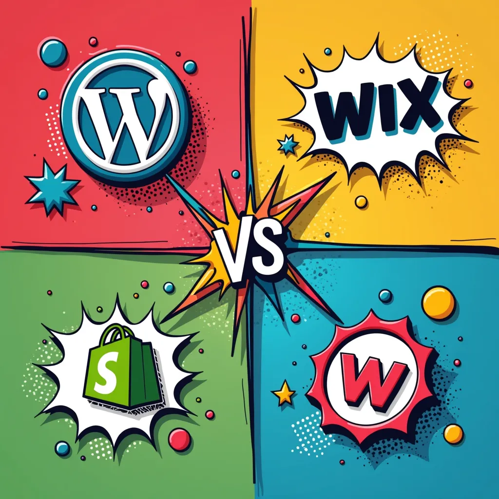 WordPress vs Wix vs Shopify vs Weebly